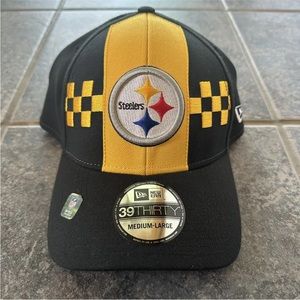 Pittsburgh Steelers New Era 39THIRTY 2019 Draft Stretch Fit Size M/L Hat Cap